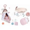 Set prebaľovací kufrík a spací vak Natur Baby Nurse Smoby s vaničkou pre bábiku