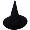 Čarodejnica/Halloween klobúk čierny pre dospelých