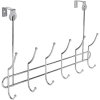 Walteco vešiak na dvere 6 háčikov, zavesenie 40 mm, chróm