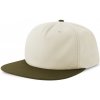 Atlantis Headwear Kšiltovka Cruz, 5 panelová, baseballová COT330241arf99-off white/o UNI Bílá špinavá/olivová
