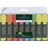 Zvýrazňovač Faber-Castell Textliner 1548/8 set 6+2