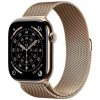 Apple Watch Series 11 GPS + Cellular 42mm Zlatý titán so zlatým milánskym ťahom MF8Y4WF/A