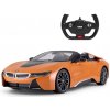 Rastar BMW i8 2,4 GHz RTR napájaný batériami AA oranžová 1:12