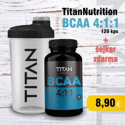 Titan Nutrition BCAA 4:1:1 120 kapsúl od 8,9 € - Heureka.sk