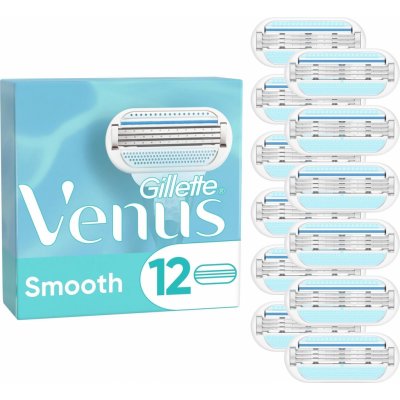 Dámske náhradné hlavice GILLETTE Venus Smooth 12 ks (7702018580026)