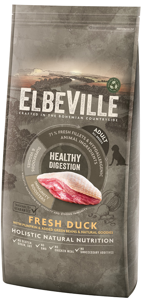 Elbeville Adult All Breeds Fresh Duck Healthy Digestion 11,4 kg