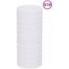 BALKÓNOVÉ PARAVÁNY 10 KS BIELE 255X19CM PE RATAN
