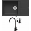 Elleci UNICO 410 G40 full black + Deante NEO LUNO BOC N72M čierna matná
