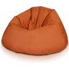 INTERMEDIC SK - Sedací vak Relax 110x70 cm | kreslo na oddych z ekokože alebo polyesteru, 300 l Farba: NC11 - Hnedá svetlá (Polyester)