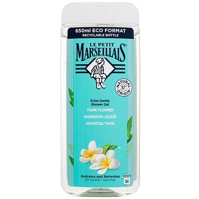Le Petit Marseillais Extra Gentle Shower Gel Tiaré Flower hydratační a osvěžující sprchový gel 650 ml unisex