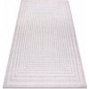 Najkoberce šnúrkový SIZAL SION Labirynt 22376 ploské tkanie ružový / biely 80x150 cm