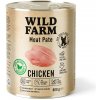 WILD FARM Paštéta z kuracieho mäsa 800g bezlepkové krmivo pre psov