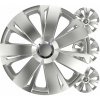 Versaco Puklice Energy 16” strieborná sada 4ks COLOR BOX