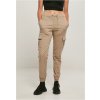Women's comfortable high-waisted tracksuit bottoms made of soft taupe hnedá 3XL Urban Classics 4065812125927