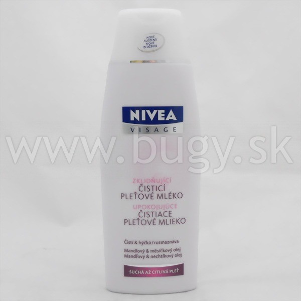 NIvea Visage upokojujúce čistiace pleťové mlieko pre suchú a citlivú  pokožku 200 ml od 2,4 € - Heureka.sk