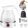 SKLADACIA CESTOVNÁ SILIKÓNOVÁ RÝCHLOVARNÁ KANVICA 600 W 0,6 L