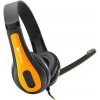 CANYON headset HSC-1, ľahký, 3,5 mm jack TRRS, čierno-žltá (CNS-CHSC1BY)