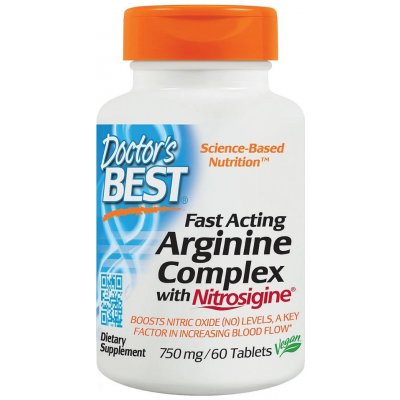 Doctor´s Best Fast Acting Arginine Complex with Nitrosigine 60 tabliet