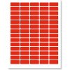 CDRmarket ETR0ECO0102A420RED samolepiace etikety 38 x 21,2 mm, 65 etiket, A4, 20 listů, červené