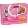 Purina One Junior kuracie a losos 8 x 85 g