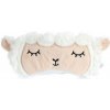 Aurora Plyšová maska na spanie - ovečka - 18 cm