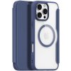 Puzdro DUX DUCIS Skin X pre Apple iPhone 16 Pro - podpora MagSafe - syntetická koža - modré