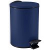Spirella pedálový odpadkový kôš Adelar, matný modrý, oceľ, 3 l