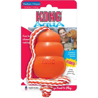 Kong Dog Aqua Granát s lanom, M