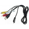USB / AV Kábel kompatibilný s Sony Cyber-Shot VMC-MD3