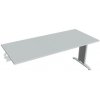 Hobis Rokovací stôl Flex, 180x75,5x80 cm, sivý/kov