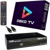 Tuner Dekodér DVBT2 DekoTV PRO pre Pozemné Vysielanie DVB-T2 HEVC H.265 DEKO