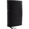 Nkjv, Reference Bible, Classic Verse-By-Verse, Center-Column, Premium Goatskin Leather, Black, Premier Collection, Red Letter Edition, Comfort Print (Thomas Nelson)(Pevná)