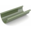 BRYZA Žľab, plastový žľab Ø 125 mm, dĺžka 3M, zelená RAL 6020