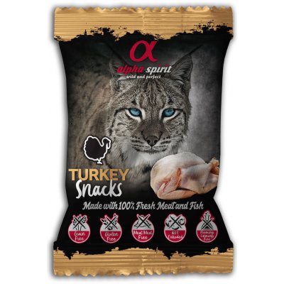 Alpha Spirit Cat Turkey Snacks 50 g