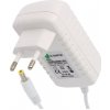 Zásuvkový zdroj pre LED 24W 1A 24V s konektorom DC biely