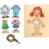 Woody - Šnurovacia šatníková skriňa - Dievčatko 8591864900176