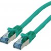 Roline 21.15.2834 RJ45 sieťové káble, prepojovacie káble CAT 6A S/FTP 1.50 m zelená dvojžilový tienený, bez halogénov, samozhášavý 1 ks; 21.15.2834