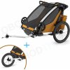 Thule Chariot Sport 2 G3 Double Natural Gold + bike set + kočíkový set + bežecký set
