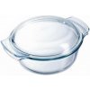 PYREX Misa zapekacia okrúhla s pokrievkou, 21x18x9cm, 1L+0,3L, sklo číre PYREX, spevnený obal