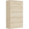 Komoda Framire 70 x 40 x 121cm dub sonoma matná