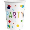 Amscan Papierové poháre Konfety 250 ml