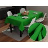 Biante Dekoračný obdĺžnikový obrus Rongo RG-043 Sýto zelený 140x220 cm
