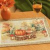 EVENIT Gobelínové prestieranie 064C jesenný motív tekvica, hríbiky Bavlna/polyester 30x40cm