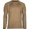 Tričko funkčné Mil-Tec Tactical Quickdry 1/1 - hnedé, L