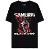 Cyberpunk 2077 Black Dog Samurai Album Art Men's Short Sleeved T-shirt black