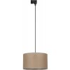 TK Lighting | Luster na lanku do lištového systému TRACER 1xE27/15W/230V pr. 38 cm čierna/hnedá | TK10668