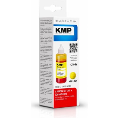 Atrament KMP Canon GI-490Y - kompatibilný