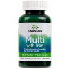 Tablety Swanson Health Products Multi s železom, multivitamín, 130 ks