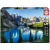 Puzzle Lake in Alberta Educa 500 dielov a Fix lepidlo
