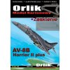 Orlik Lietadlo AV-8B Harrier II PLUS + zasklenie 1:33